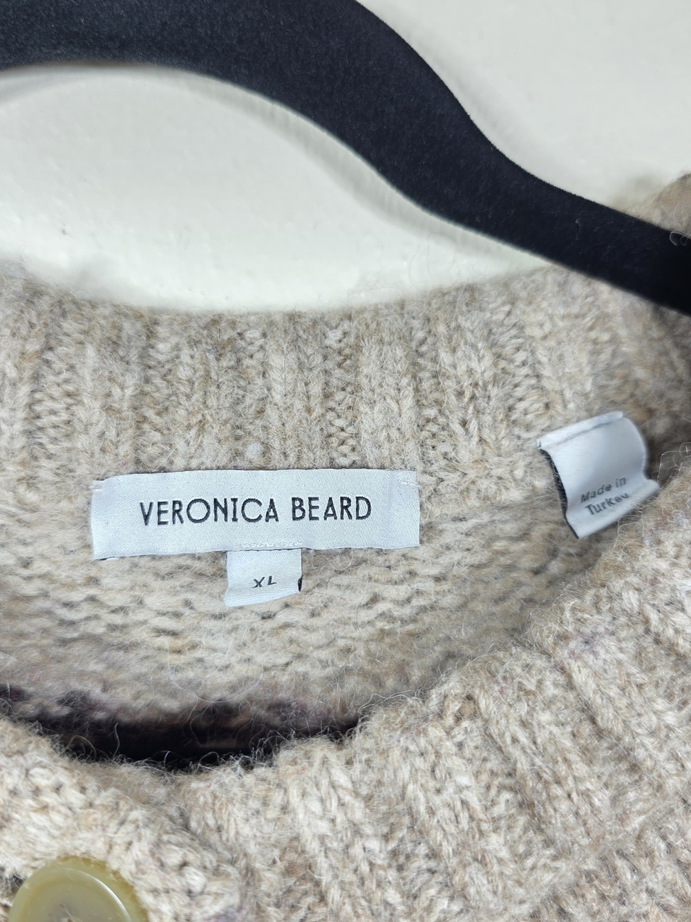 VERONICA BEARD CHRISTINA FAIRISLE CARDIGAN SIZE XL MSRP $648 - Picture 8 of 8